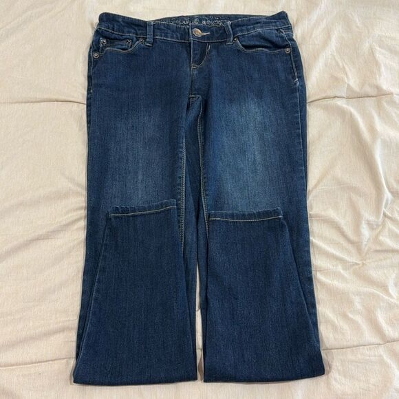 Express Skinny Jeans • Dark Wash • Size 2 • Stretch Denim - Picture 1 of 2